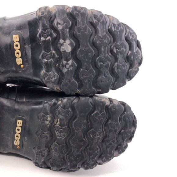 Bogs Alex Solids Black Rubber Rain Boots 7 - Picture 12 of 14